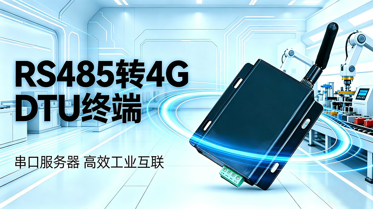 RS485转4G串口数据采集器DTU数传终端