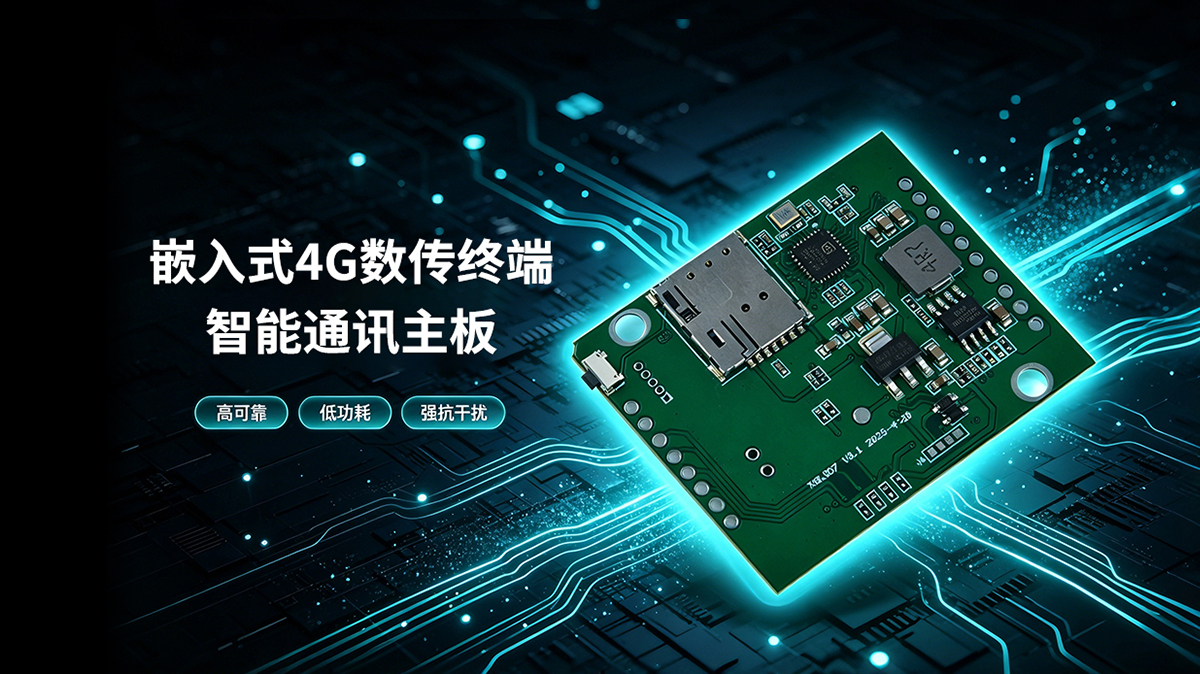  嵌入式4G数传终端智能通讯主板
