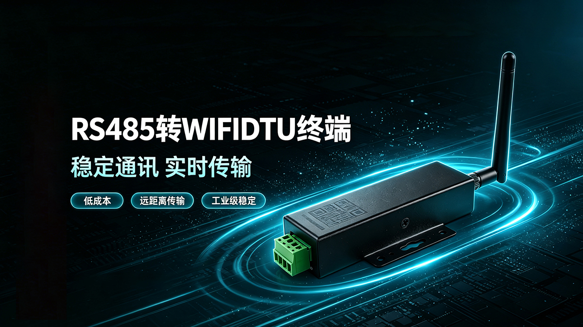 RS485转WiFi串口数据采集器DTU数传终端
