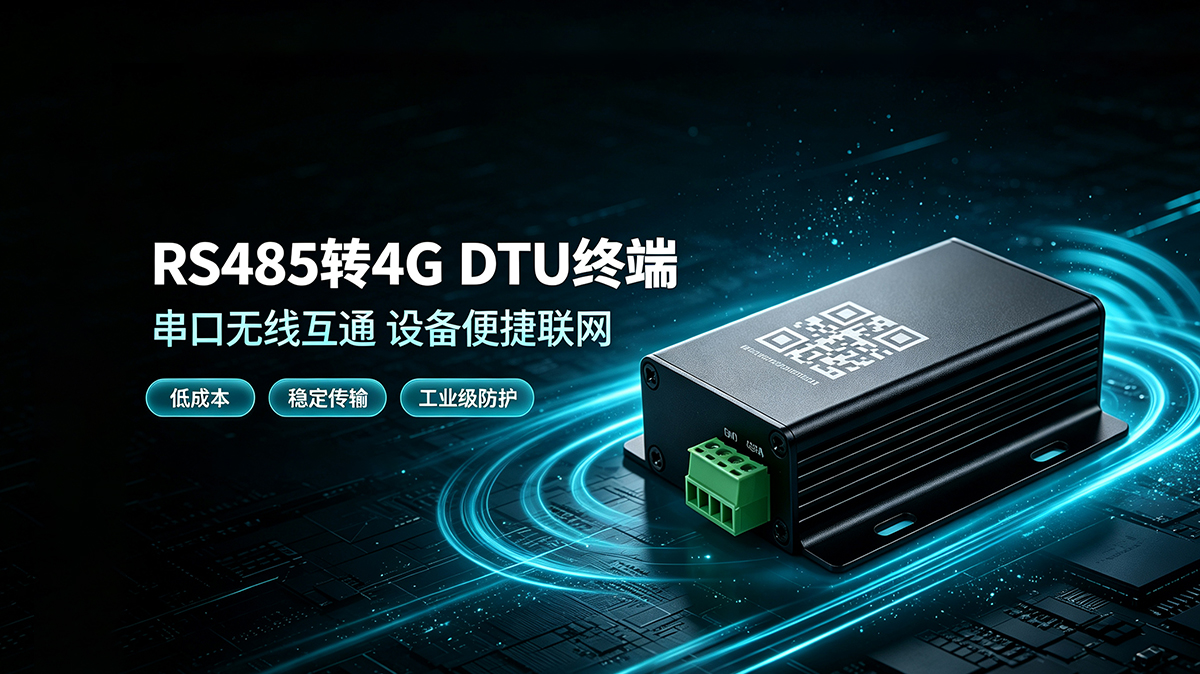 RS485转4G串口数据采集器DTU数传终端